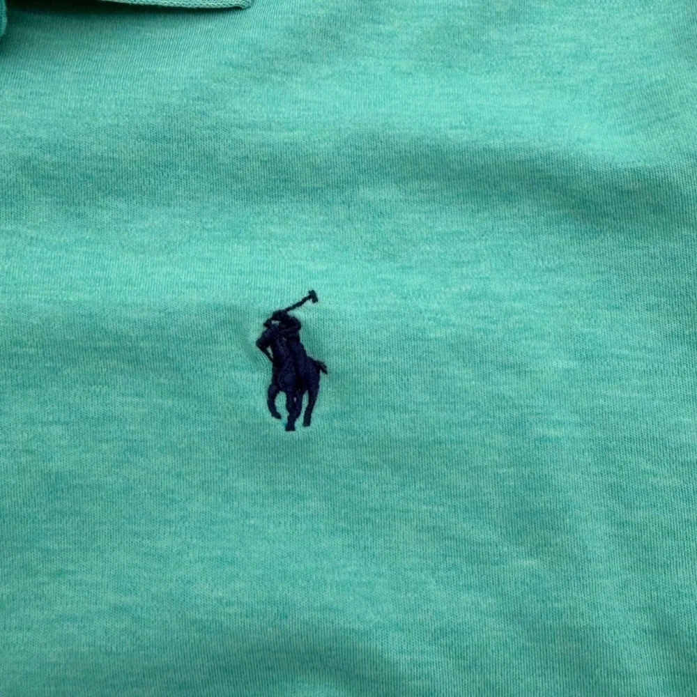 Polo Ralph Lauren Mens Classic Fit Cotton‎ Polo Shirt Medium Green Heathered